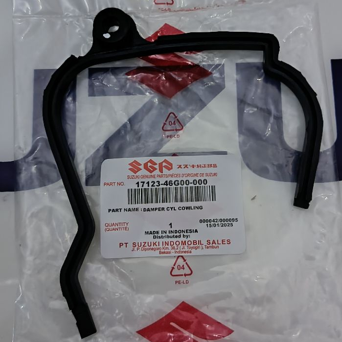 KARET DUMPER TUTUP MESIN SUZUKI SKYWAVE 125 ORIGINAL SGP 17123-46G00-000