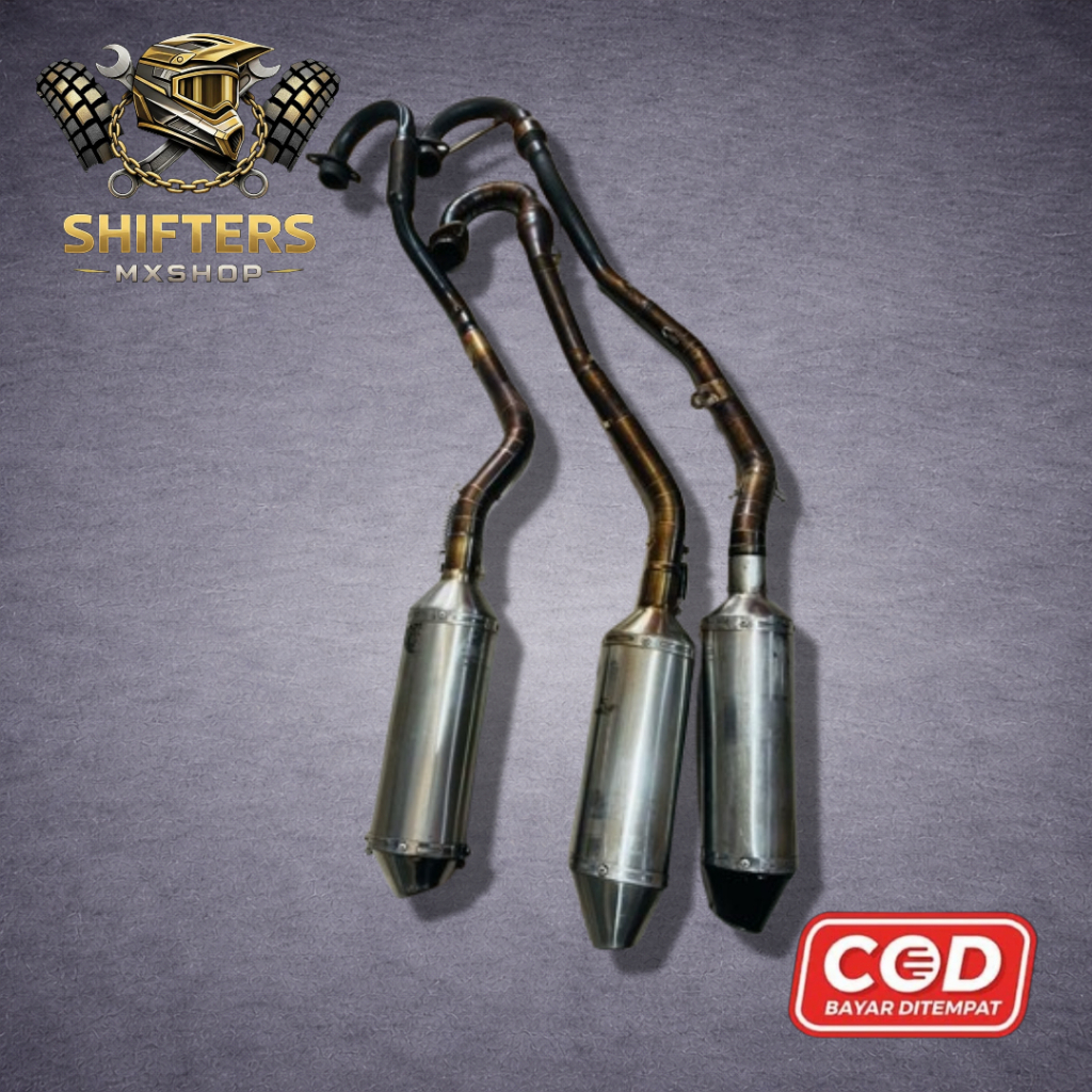 Knalpot second klx150 bekas klx150 copotan motor