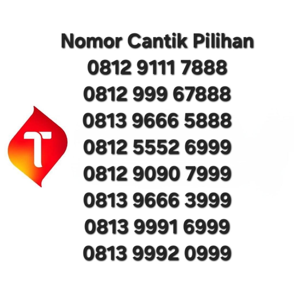 NOMOR CANTIK TELKOMSEL PRABAYAR SIMPATI 4G TRIPLE 777 TRIPLE 888 TRIPLE 999 EKOR RAPIH MURAH - 0813 