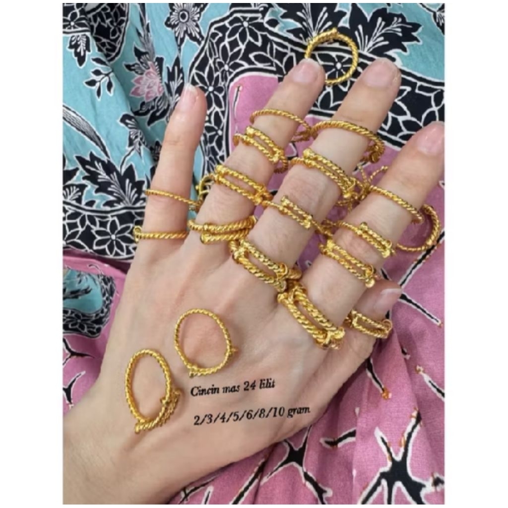Cincin Emas Tambang Mas 24K - Toko Sinar Mas
