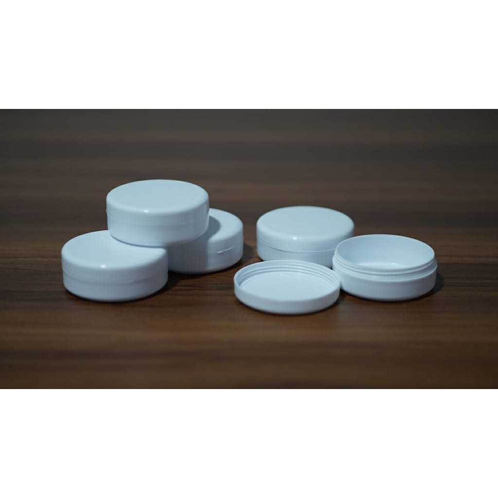 Pot lulur 50 gr putih / Pot pomade 50gr /pot cream pomade bahan pp
