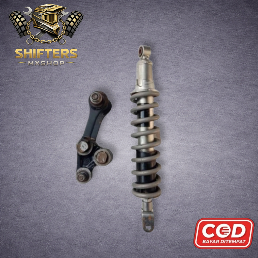 Monoshock dan unitrack klx150 bf copotan original
