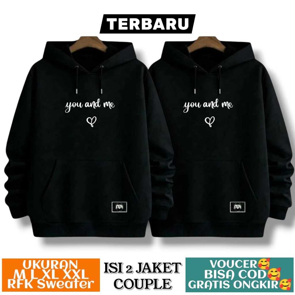jaket couple pasangan / Sweater couple pasangan 2 pcs tebal / Sweater couple pacar / Hodie couple pa