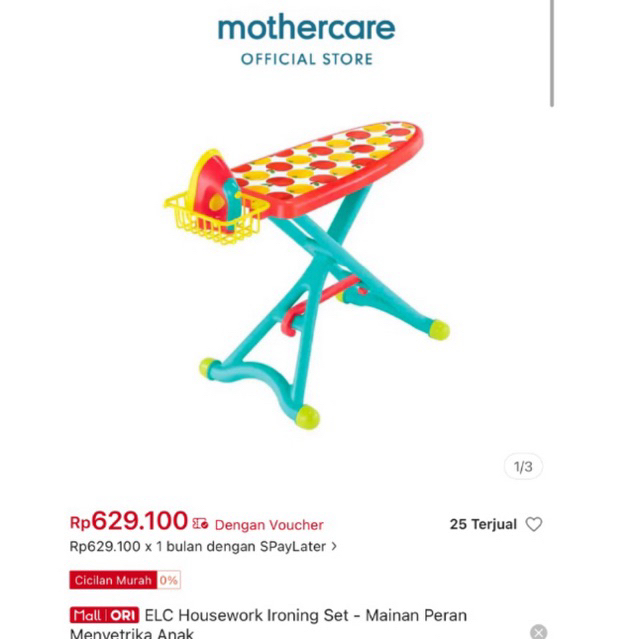 [Preloved] ELC mainan Setrika