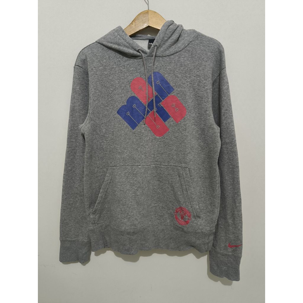 Jacket Hoodie Nike Manchester United Grey size S-M