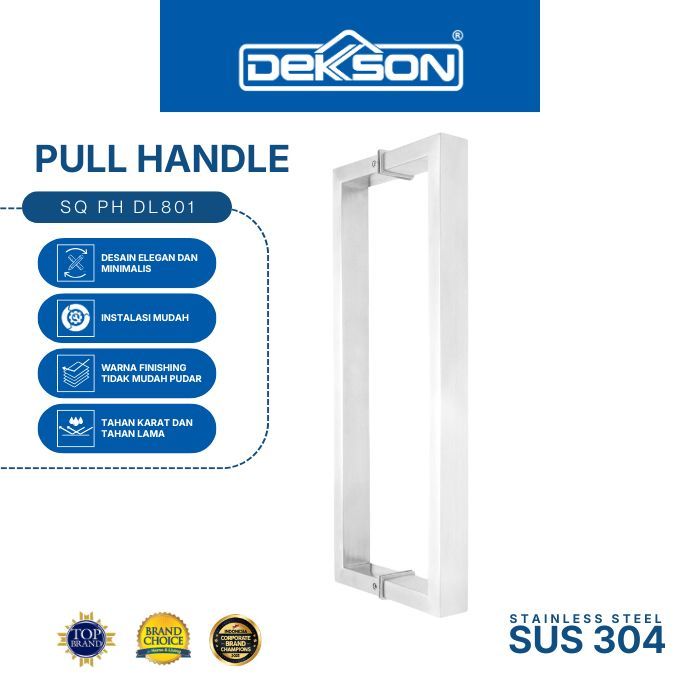 DEKKSON Pull Handle Gagang Pintu Tarik SQ PH DL801 SUS 304
