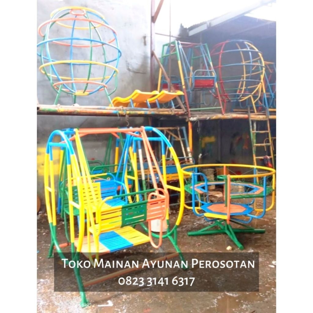Ayunan Bulat - Ayunan Bangku - Ayunan Kursi - Bangku Taman Ayunan - Kursi Taman Ayunan - Ayunan Tera