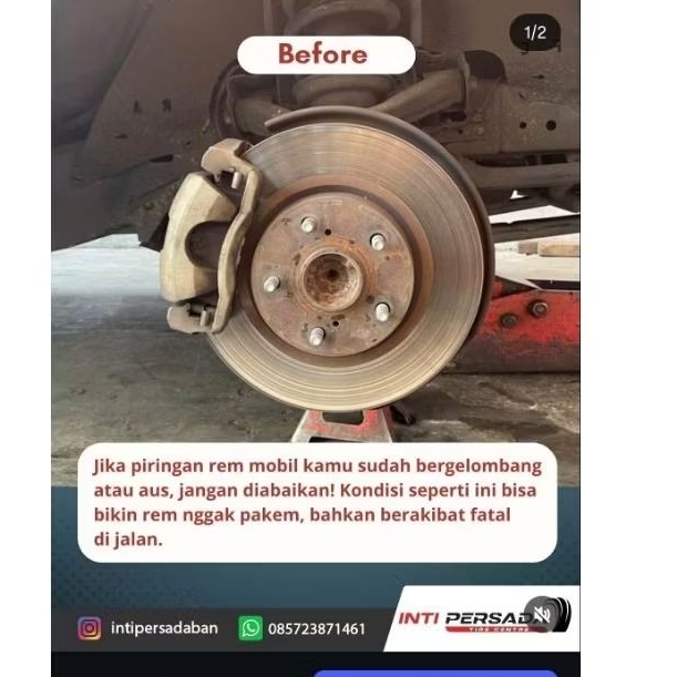 Jasa - Bubut disc brake (cakram rem)