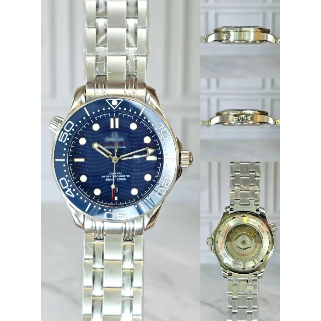Jam Tangan Seamaster 300M & 50th Anniversary 007 Stainless Steel