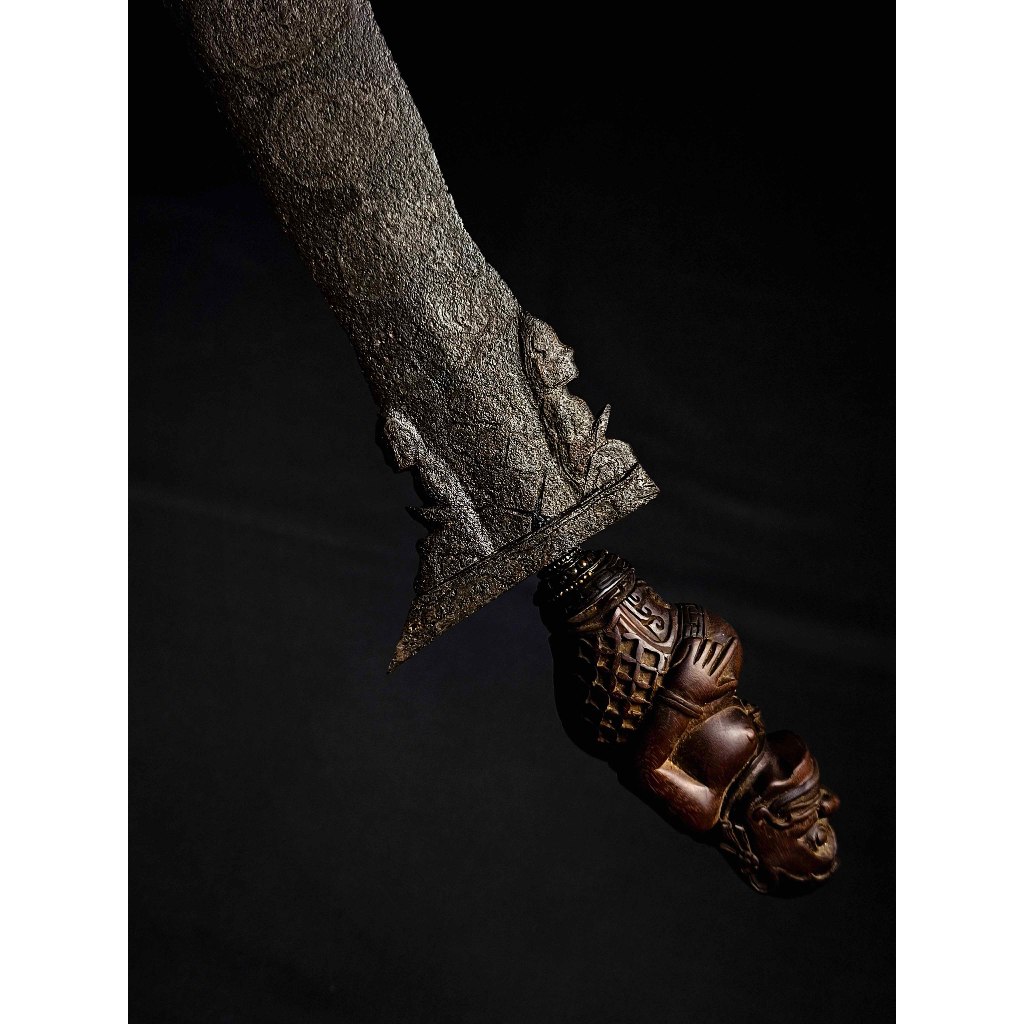 KERIS KUNO Bethok Putut Kembar Pamor Melati Tumpuk