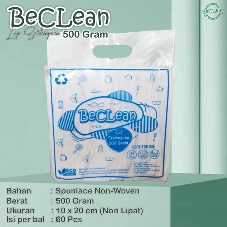 UnikOfficial - Tisu Kompor Beclean 500 Gram Kualitas Baik Bisa Dicuci Ulang Tissue Kompor Serbaguna