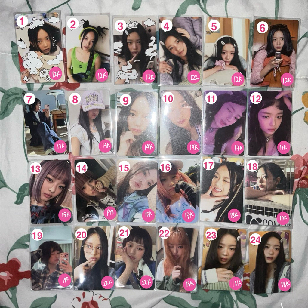 [WAJIB CO PACK] START FROM 10k OFFICIAL PHOTOCARD PC HANNI HYEIN  NEWJEANS hanni not not bucket hann