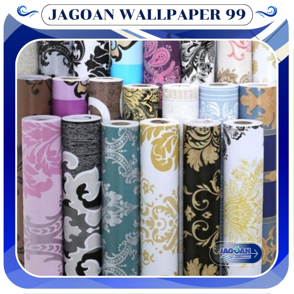 Wallpaper Stiker Dinding Motif Batik Aesthetic Wallpaper Dinding Ruang Tamu Motif Batik