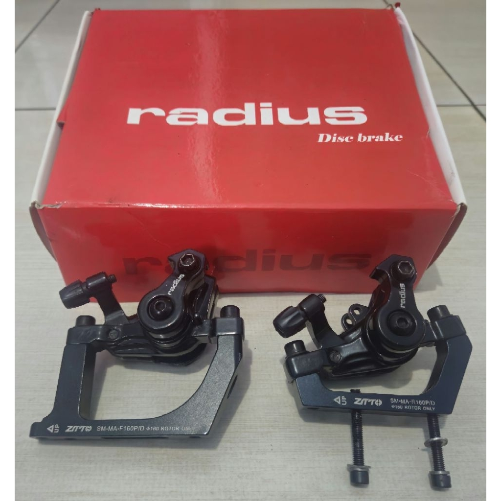 kaliper rem mekanik radius