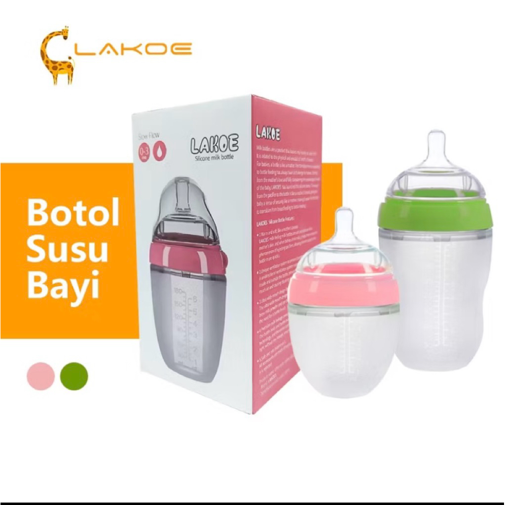 botol susu bayi newborn anti kolik lakoe 150 ml