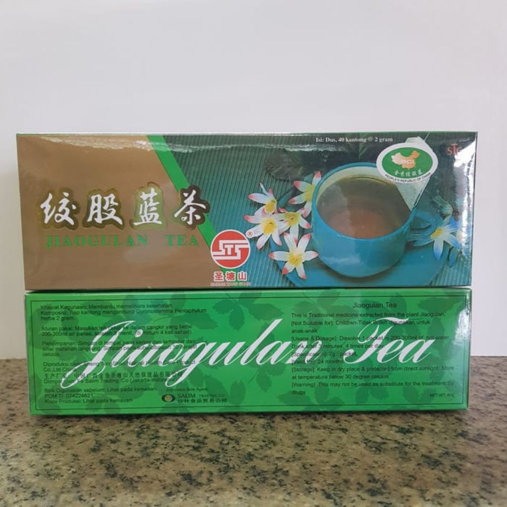 Jiaogulan tea jiao gu lan cha teh kolesterol