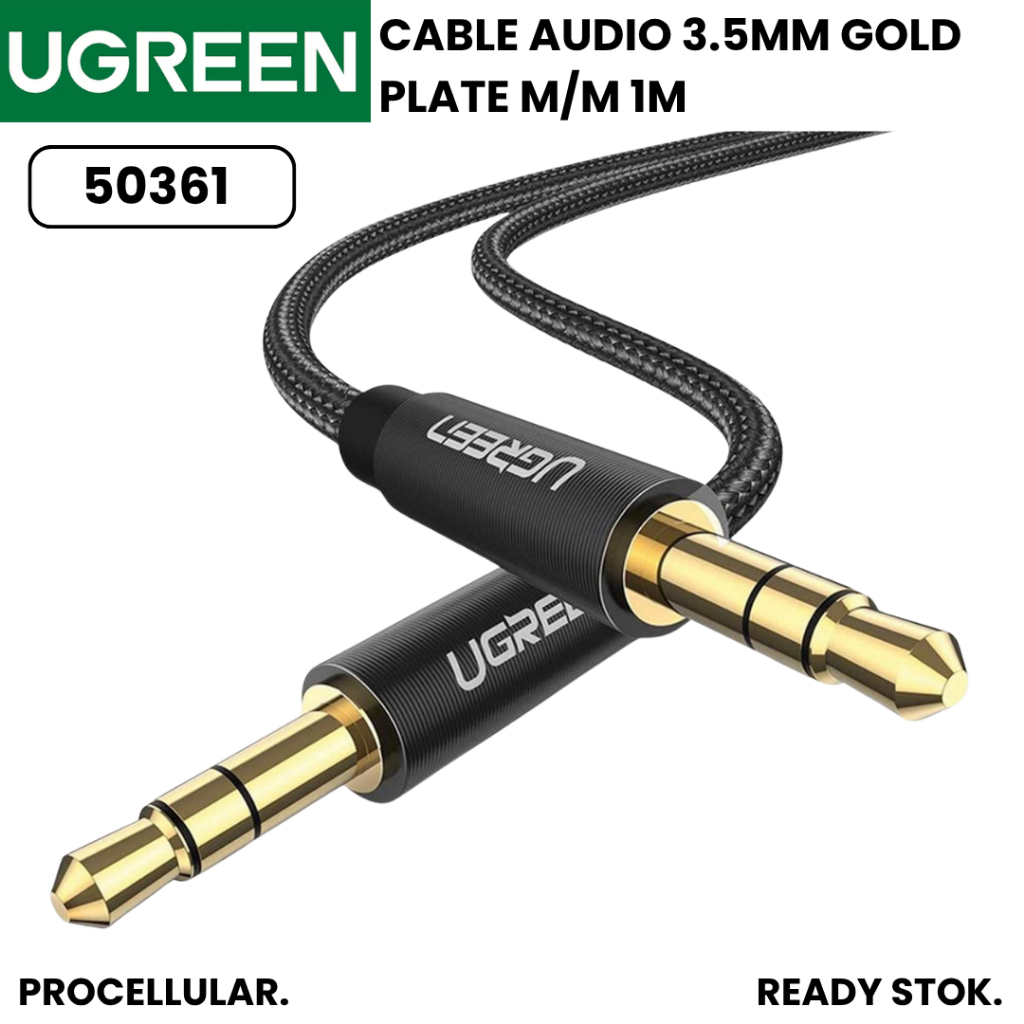Ugreen Kabel Aux to Aux Jack 3,5mm Audio Speaker Headphone 50361