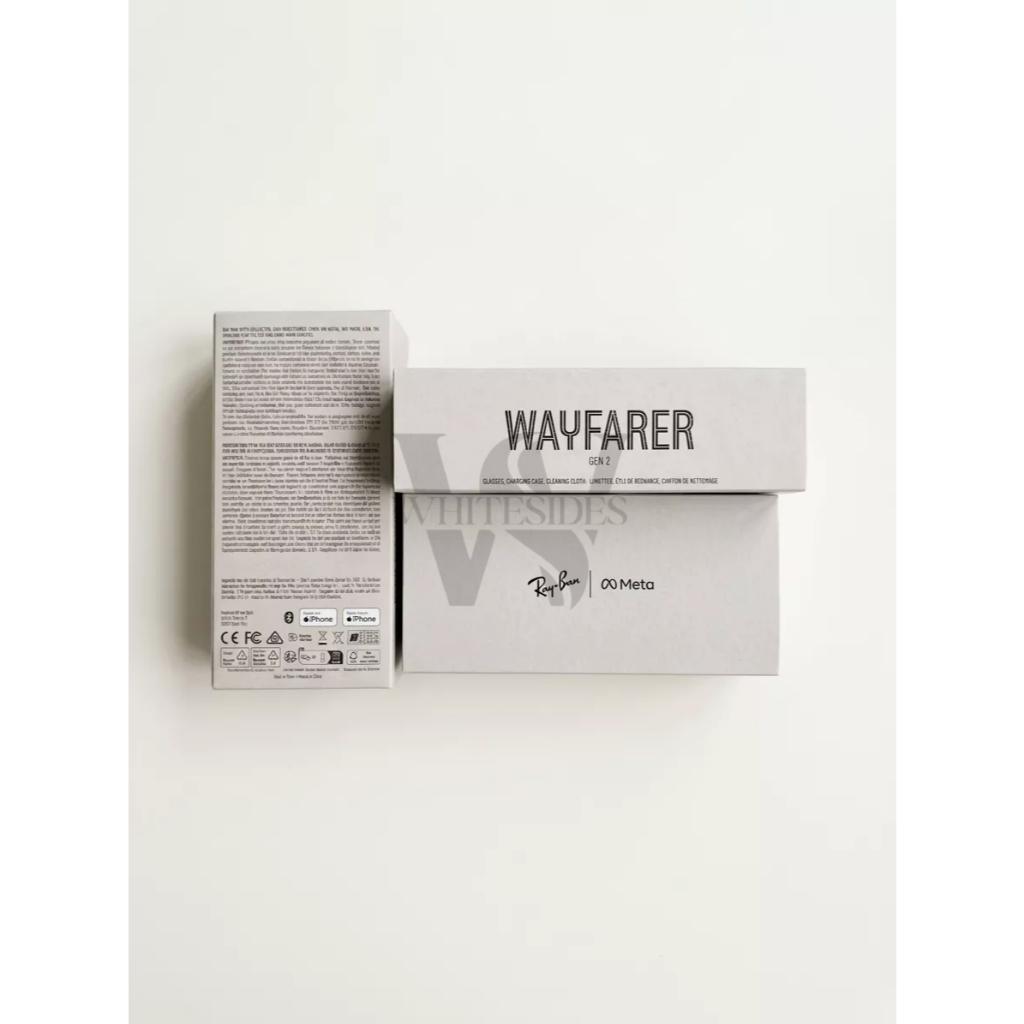 Polarized Black - Rayban GEN 2 Meta AI Wayfarer Headliner Skyler Clear Matte Grey Gradient Graphite 