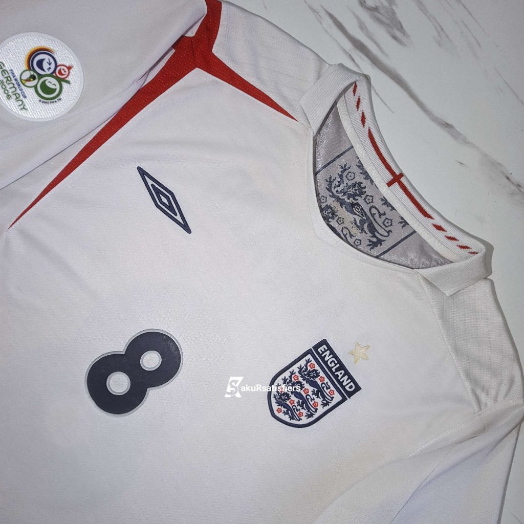 [USED] Jersey England Home 2006 Original NNS Lampard