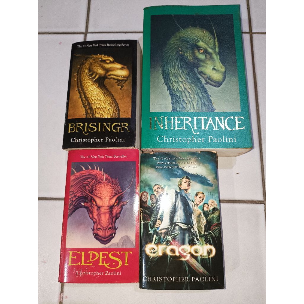 Paket Novel Inheritance Cycle (Eragon, Eldest, Brisingr & Inheritance)