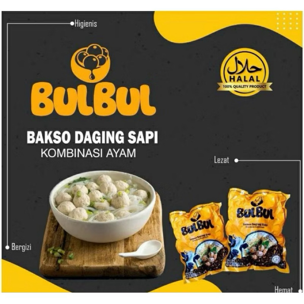 BUL BUL Bakso Daging Sapi isi 50 pcs