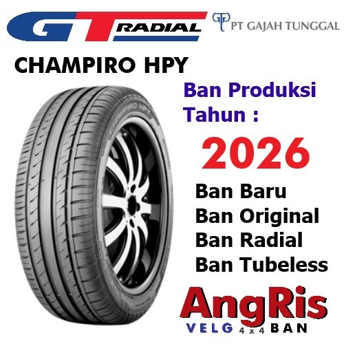 GT Radial Champiro HPY 215 55 R17 Ring 17 Ban Mobil OEM Honda HRV WRV BRV PRESTIGE HRV JUKE TOYOTA I