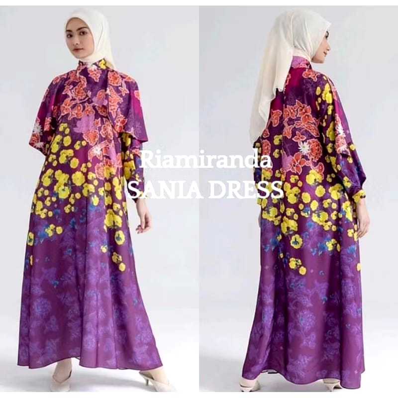 Sania Dress by Ria Miranda / gamis by ria miranda / dress pesta / dress kondangan / ria miranda sale