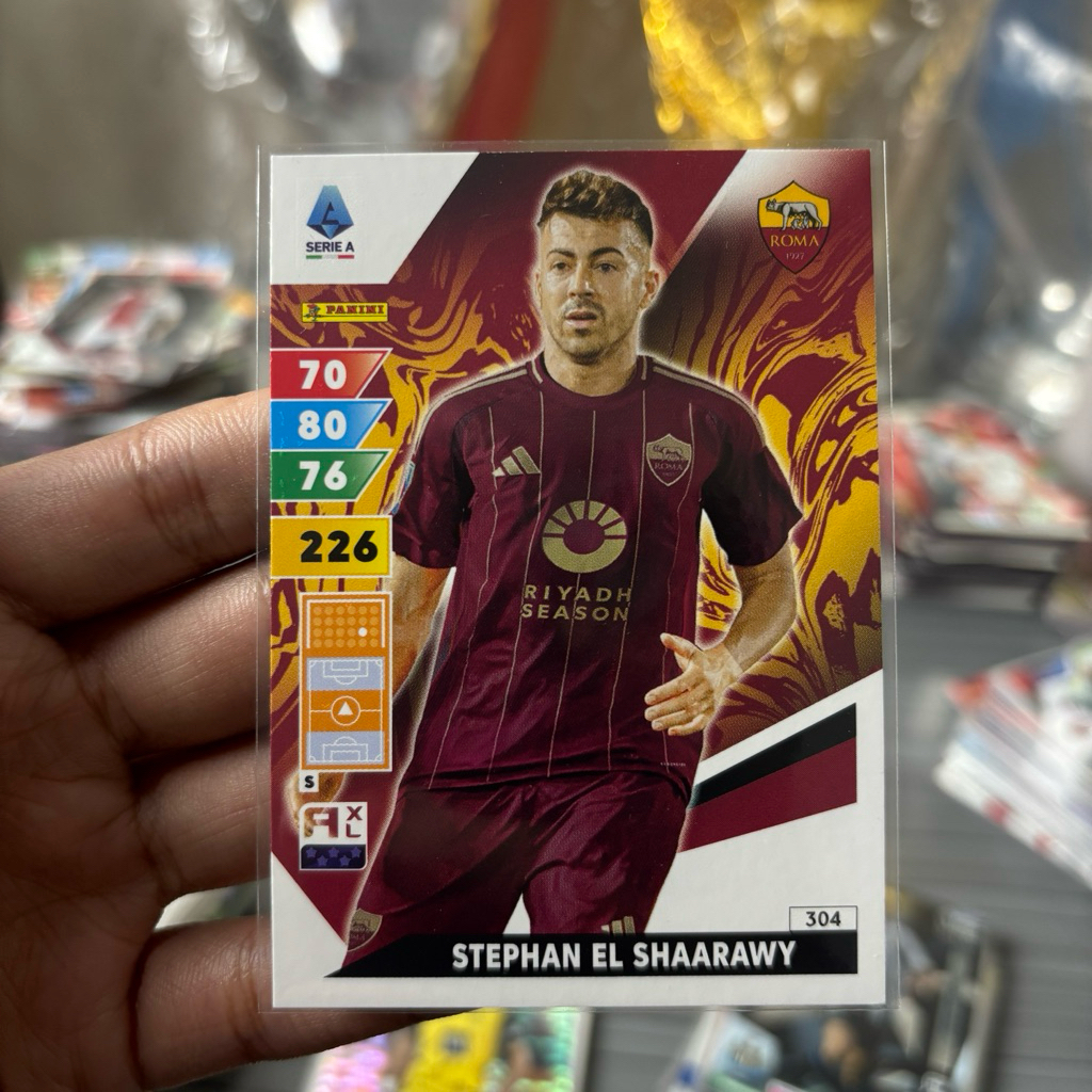 Kartu Bola El Shaarawy As Roma Panini Original