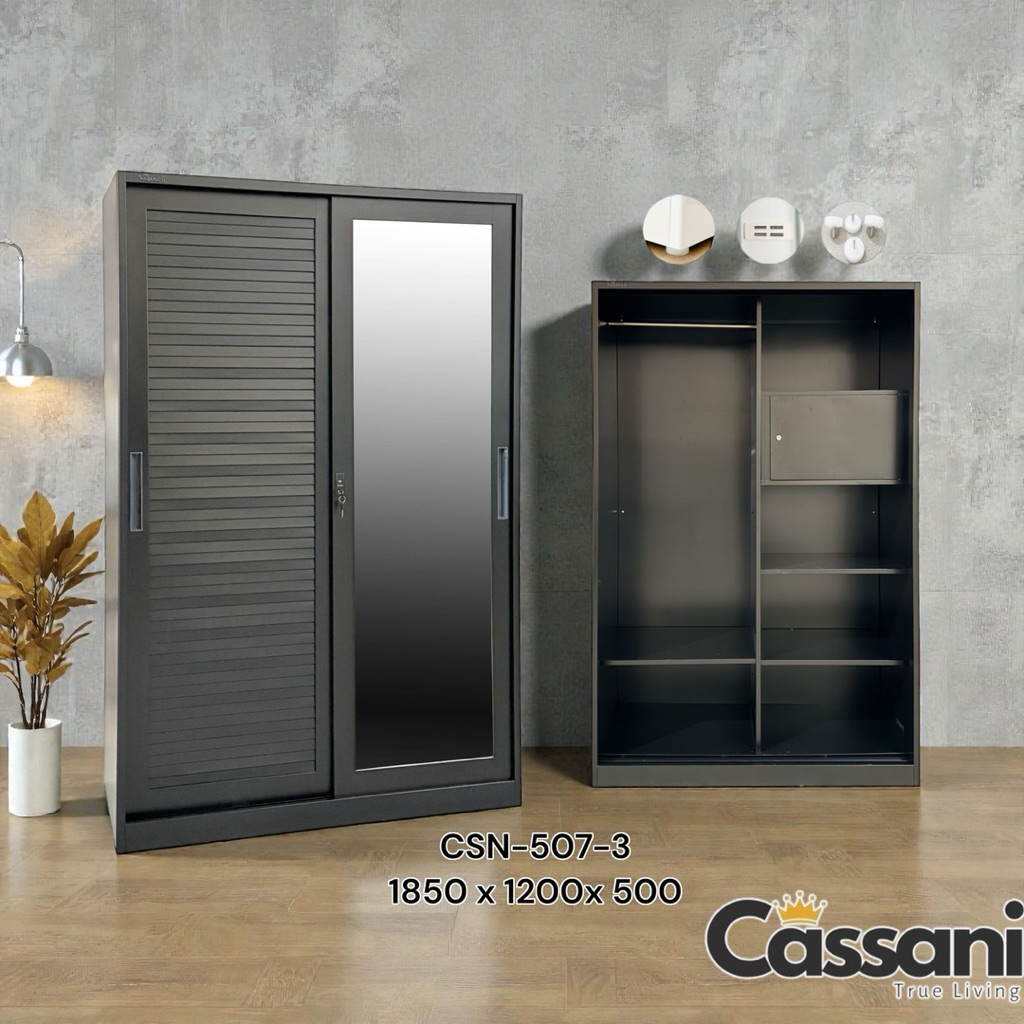 LEMARI BESI JALUSI 120cm (free packing kayu,free ongkir)