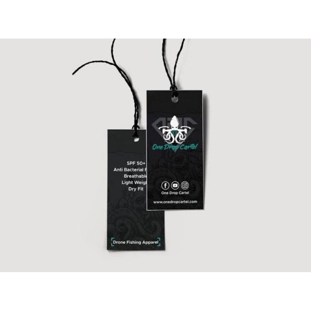 hantag merk label celana wanita denim cutbray