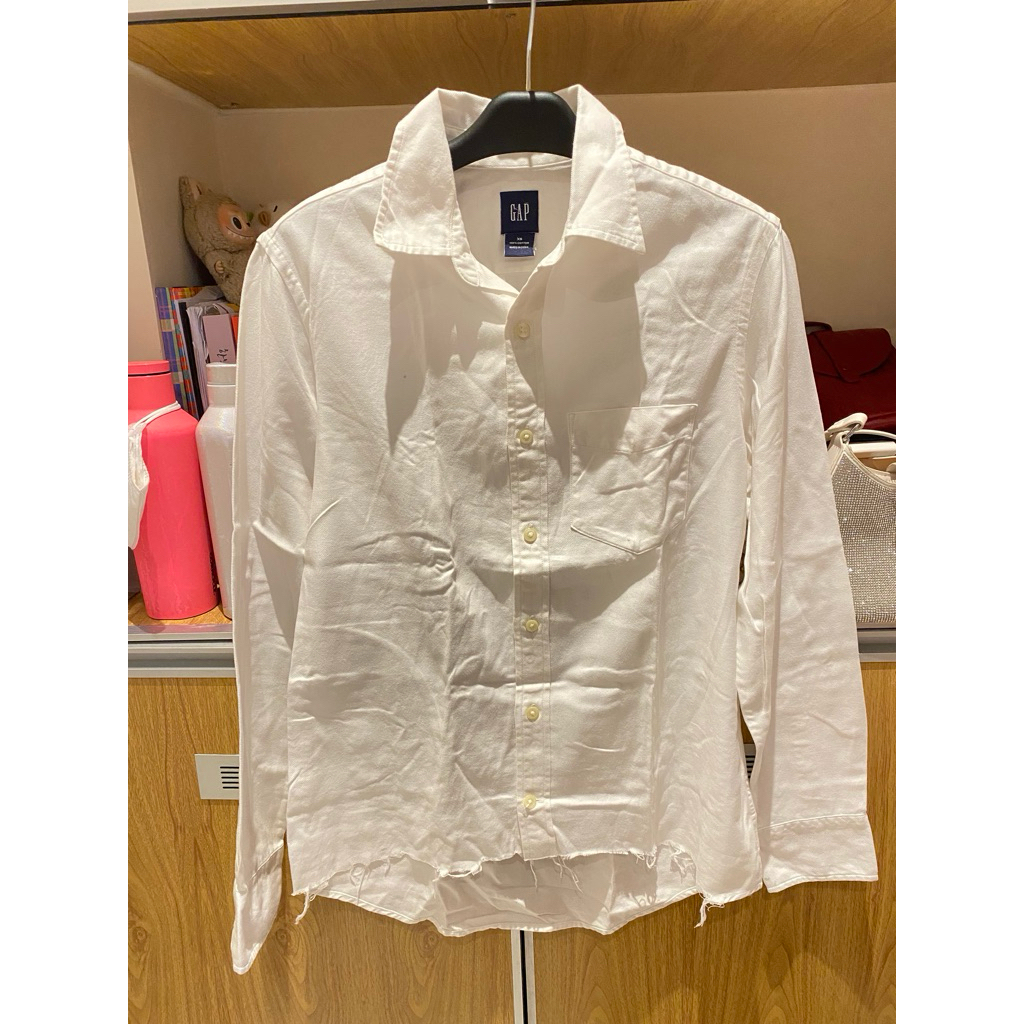 Prelove Kemeja Putih Polos Wanita | GAP ORI