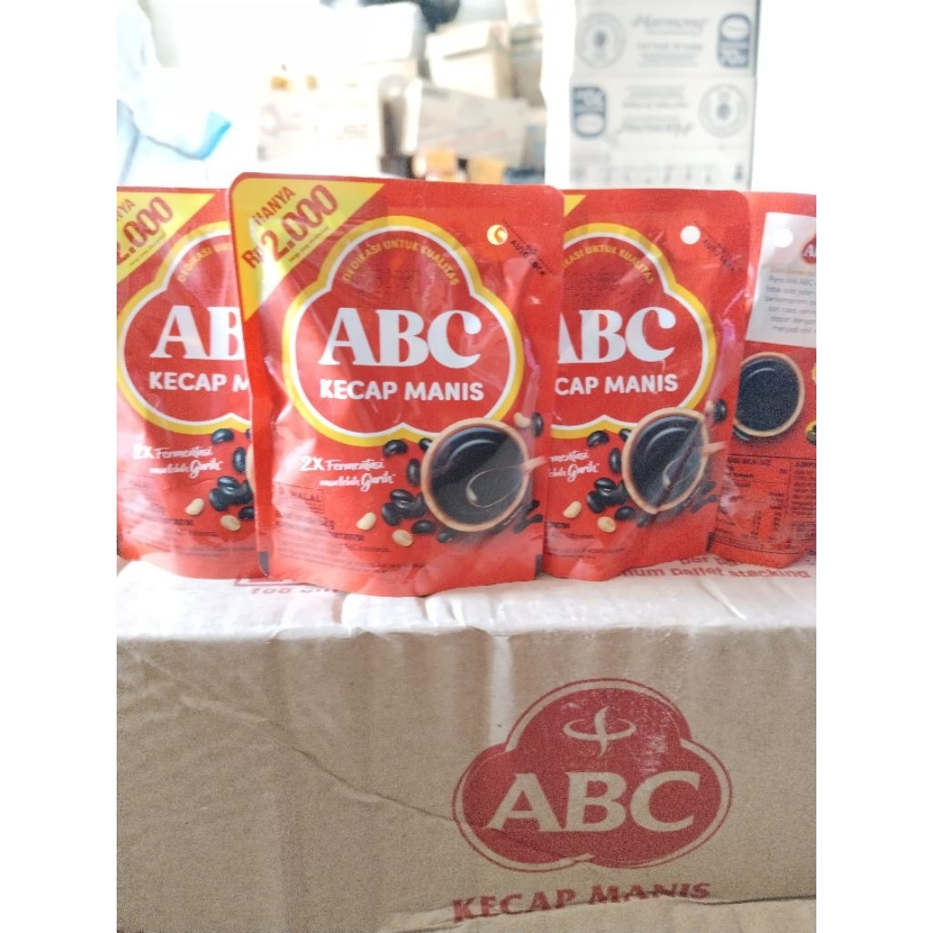 [1KARTON] 48PCS KECAP ABC 62gr / KECAP ABC 62Gr KEMASAN 2000 ISI 60PCS/KARTON
