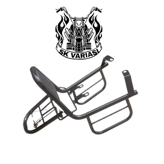 Sandaran Yamaha Xsr155 Behel Backrack Bracket Side Bag Yamaha XSR155