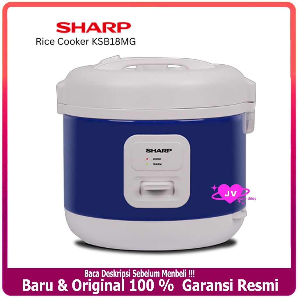 SHARP RICE COOKER NEW 1,8 LITER ORIGINAL
