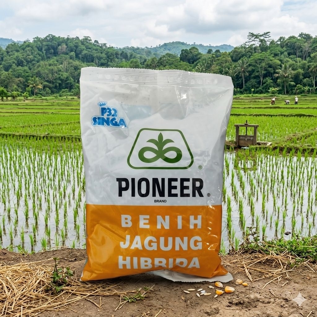 Benih Jagung hibrida PIONER P32SINGA KEMASAN1KG  ORIGINAL
