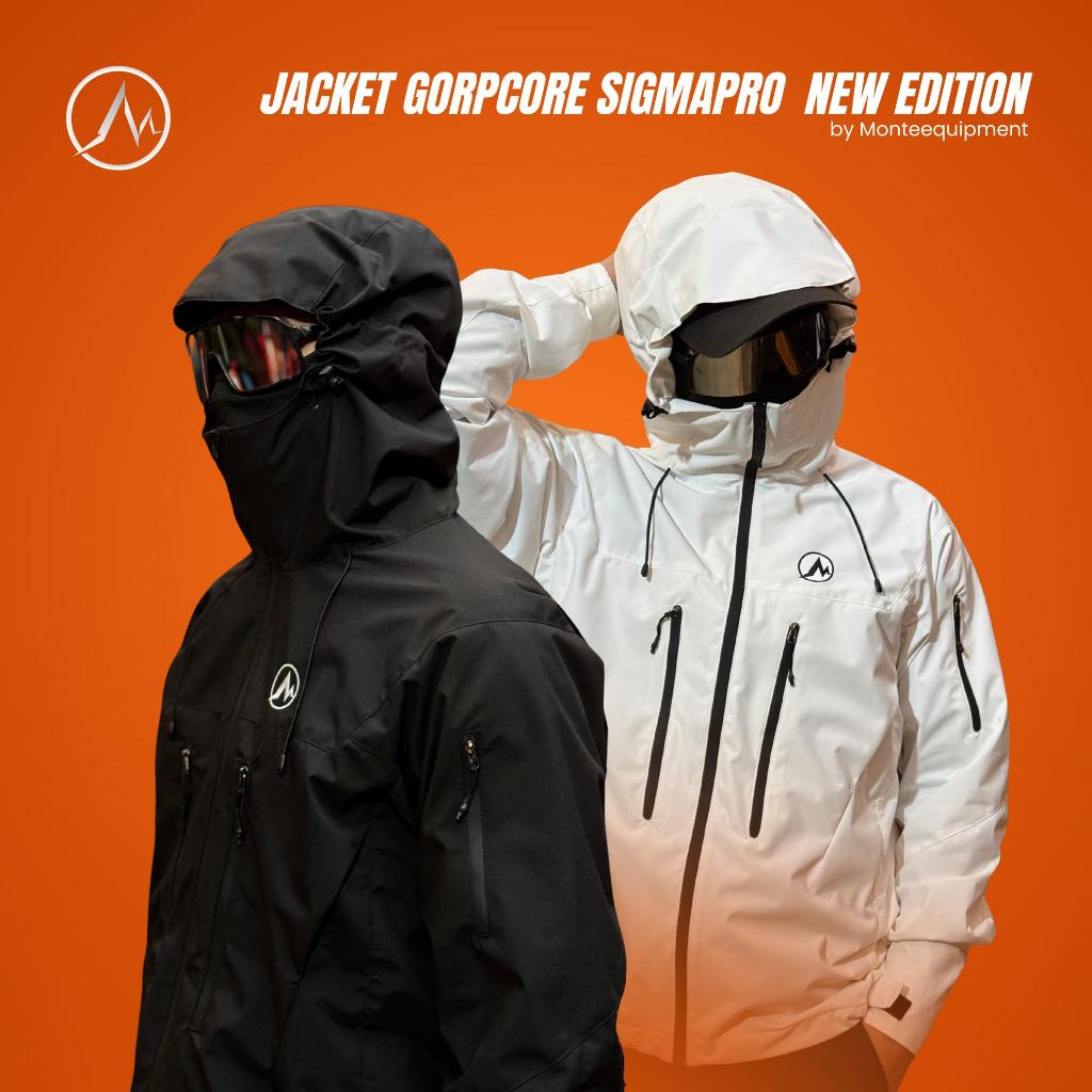 MONTE EQUIPMENT - JACKET GORPCORE SIGMAPRO NEW EDITION JAKET HIKING JAKET WATERPROOF PRIA WANITA