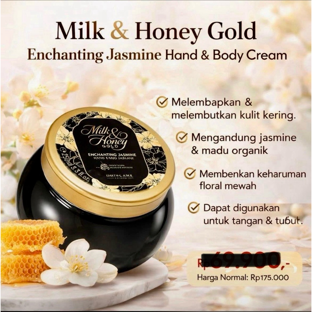 Milk & Honey Gold Enchanting Jasmine Hand and Body cream Oriflame