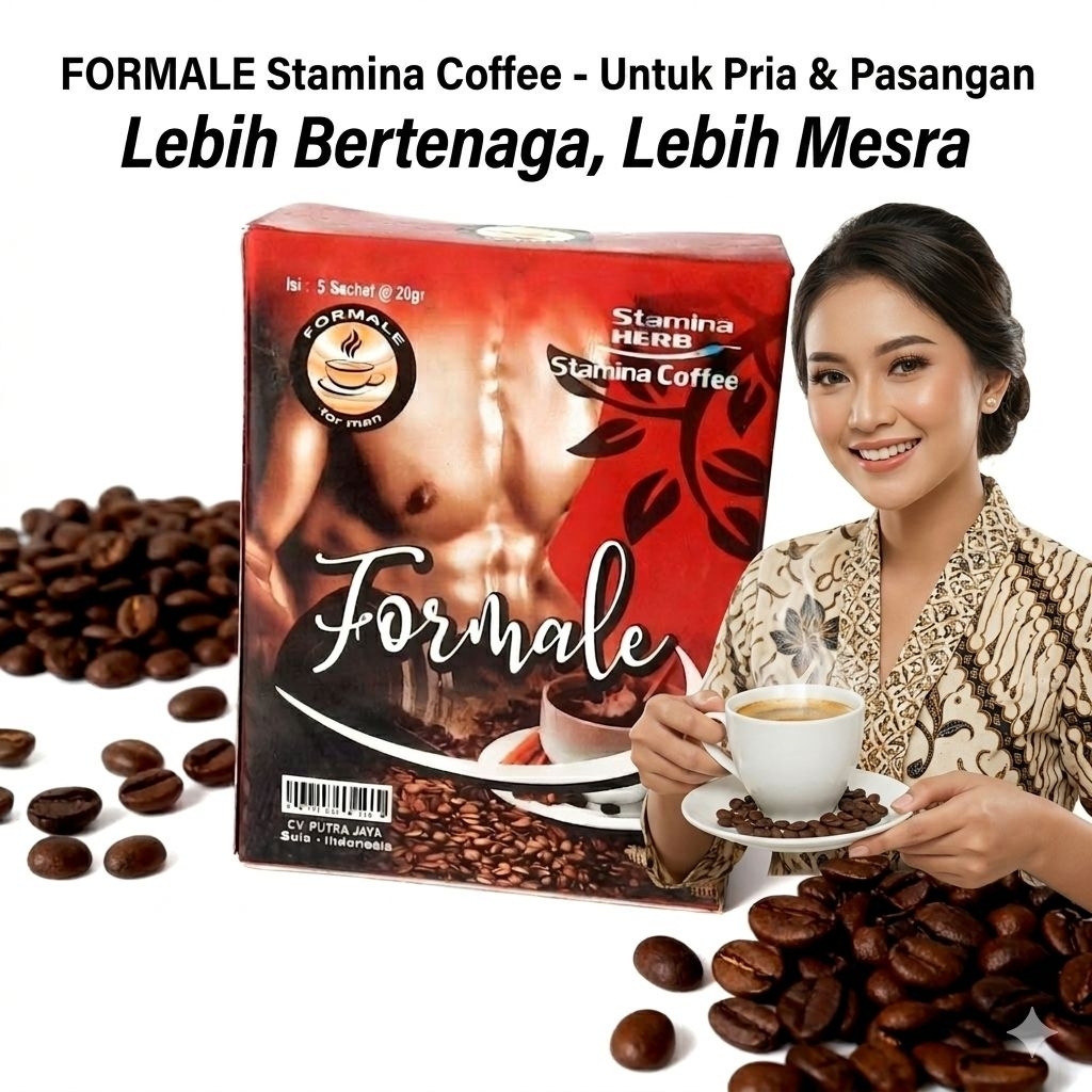 [BPOM] FORMALE Java Coffee – Stamina Kopi Pria Dewasa & Vitalitas Maksimal Lebih Bertenaga Tahan Lam