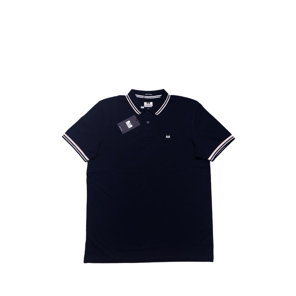 Weekend Offender Levanto Polo Shirt navy alabaster,blue shadow,sunset orange