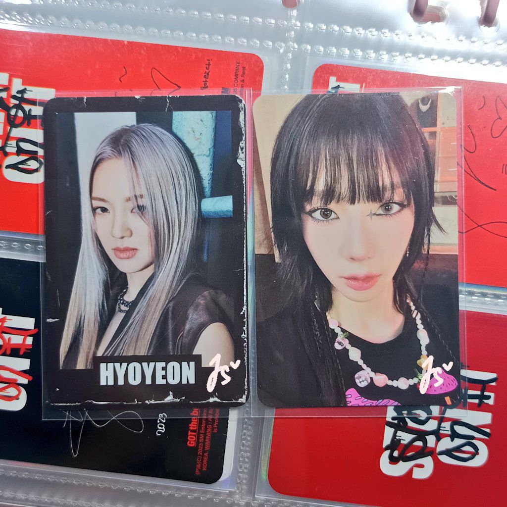 [SET] SNSD / Girls' Generation GOT The Beat Taeyeon Hyoyeon Stamp On It Trading Card