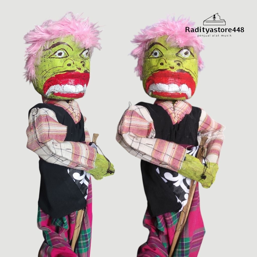 Wayang Golek Cepot semar dewala tinggi 50cm bisa ngangguk