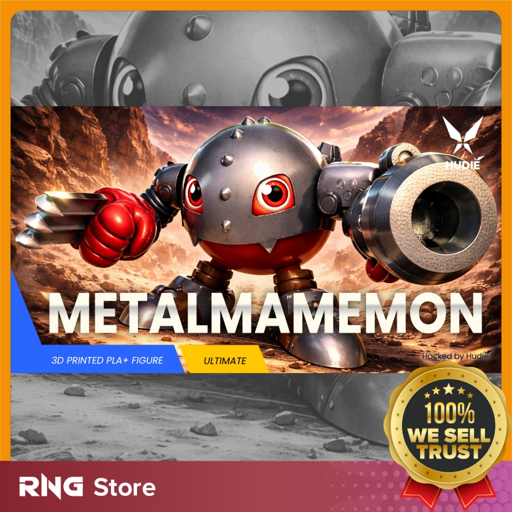MetalMamemon Ultimate Digimon Figure Toys Figurine Statue
