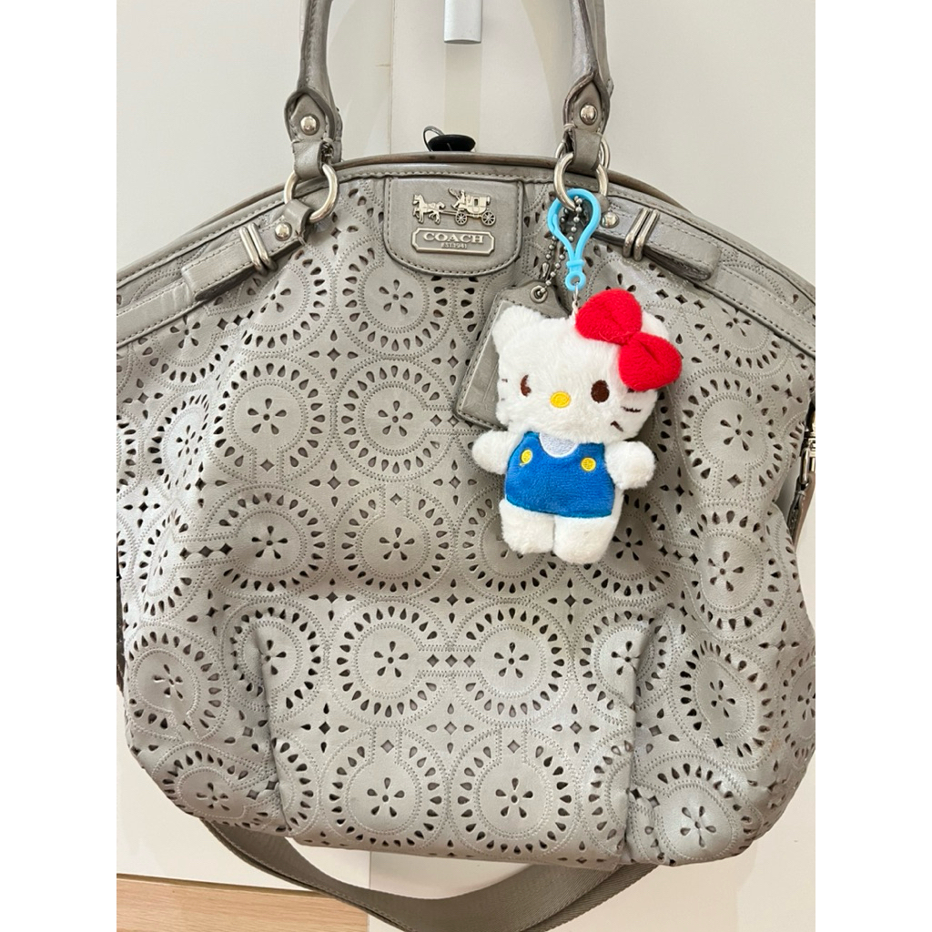 COACH Lasercut Totebag Handbag Slingbag hobo Silver Kulit Asli Coc vintage y2k