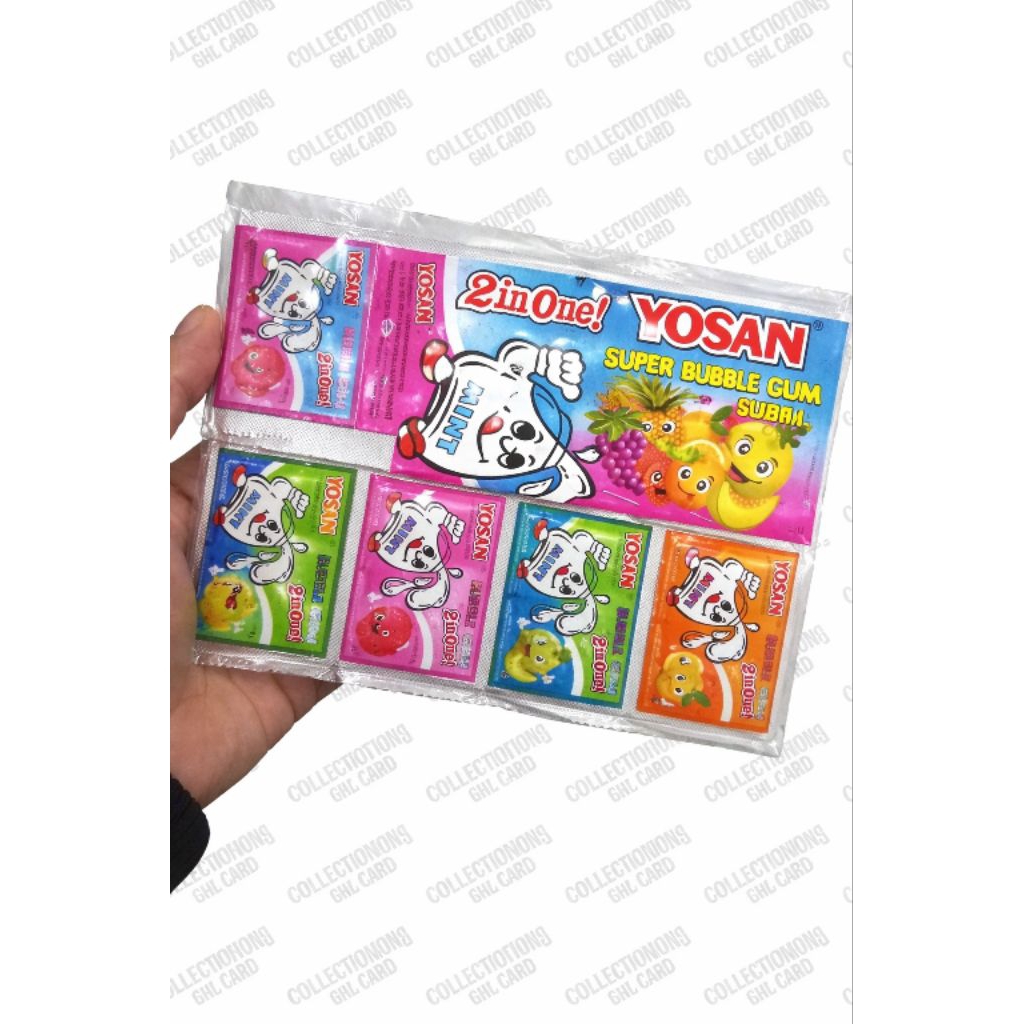 Permen karet yosan renceng isi ( 24 pcs )