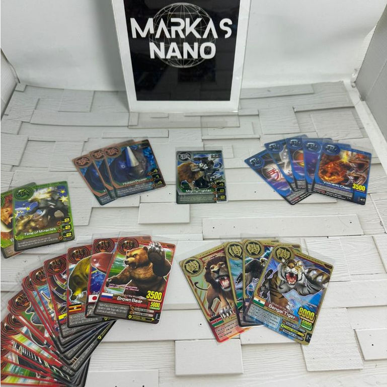 Kartu Animal Kaiser + Plus Animal Card - Strong Card - Miracle Card Bronze Silver Gold Ver 1 & 2 Ori