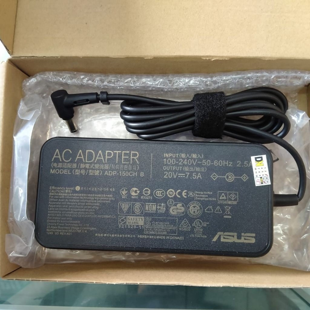 Charger Asus Vivobook Pro 15 OLED K6502 K6502H K6502HE Laptop 150W