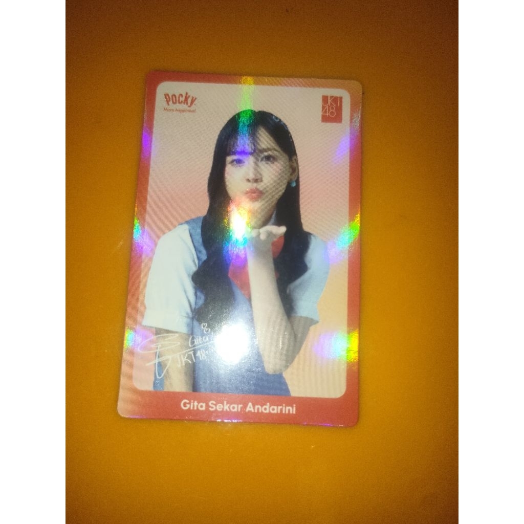 Photocard Gita JKT48 Pocky