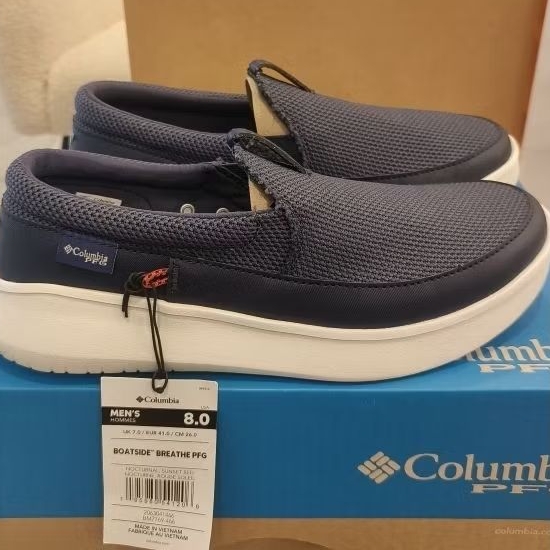 MEN COLUMBIA PFG BOATSIDE BREATHE SHOES NEW ORIGINAL
