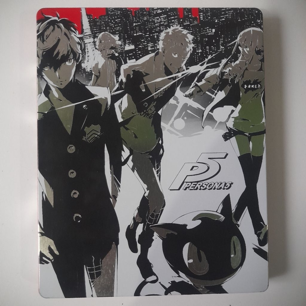 BD PS4 kaset ps 4 persona 5 steelcase steel case edition
