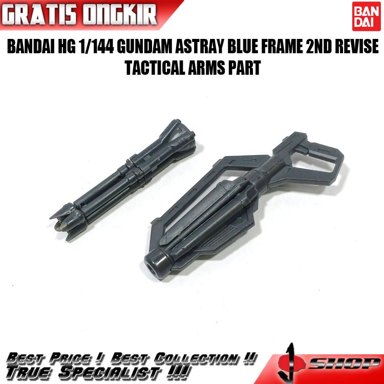 BANDAI HG 1/144 GUNDAM ASTRAY BLUE FRAME 2ND REVISE TACTICAL ARMS PART HG3818